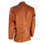 Reborn Leather Tan Leather Coat - Image 2