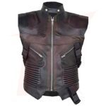 Jeremy Hawkeye Leather Vest Avengers