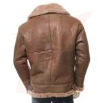 REBORN LEATHER ANTIQUE BROWN SHEEPSKIN JACKET - Image 2