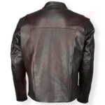 REBORN LEATHER SHEEP FASHION STRIPES LEATHER JACKET - Image 2