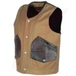 Reborn Leather Cotton Vest - Image 2