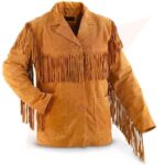 Reborn Western Jacket Men Brown Suede Vintage Traditional Western Cowboy Leather Jacket