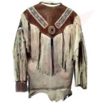 Reborn Womens Western Suede Leather Jacket - Image 2
