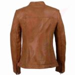 LEATHER WOMENS LEATHER JACKET WITH SIDE STRETCH FITTING - Image 2