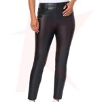 HIGH WAIST FAUX LEATHER LEGGINGS