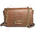 Reborn Leather Charme Brown Leather Ladies Handbag