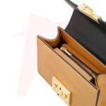 Reborn Leather Ladies Bag - Gold Black - Image 2