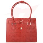 Reborn Leather GLAZE - RED Ladies Bag
