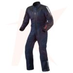 Motorbike One Piece Textile Suit Dark Blue